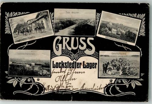 Lockstedt 1915 Casino Welblechbaracken Kommandantenhaus