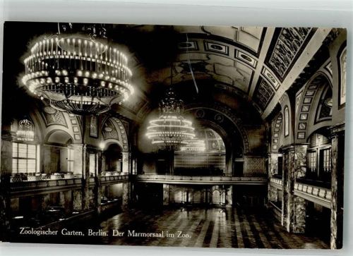 Berlin Mitte 1936 Der Marmorsaal im Zoo