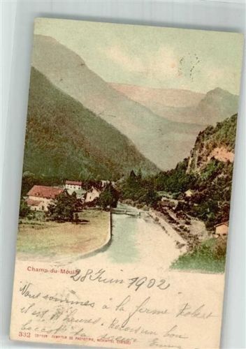Peseux 1902 Champ du Molin