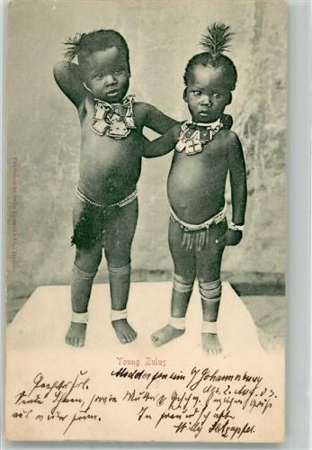Pretoria 1903 Tracht Young Zulus