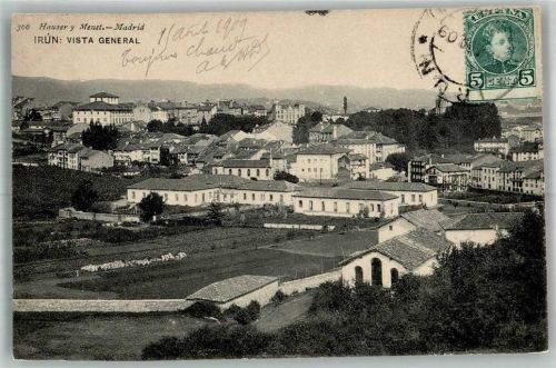 Irun 1909 Hauser y Menet Marke bildseitig