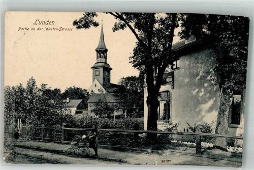 Lunden 1909 An der Wester Straße