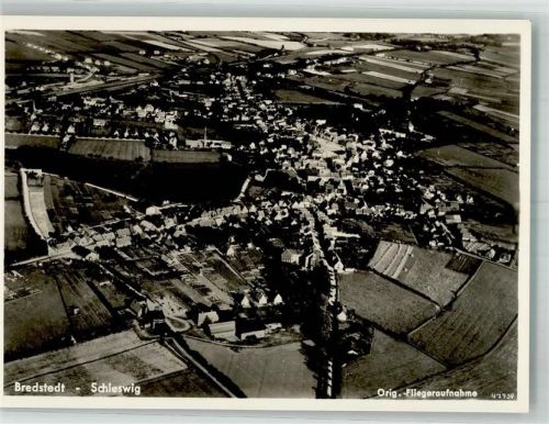 Bredstedt 1939 Fliegeraufnahme des Ortes