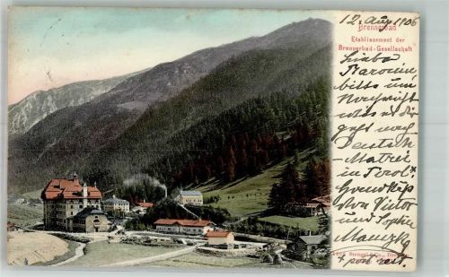 Brennerpass Hotel Kurhaus Etablissement der Brennerbad-Gesellschaft