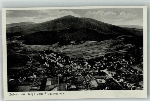 Zobten am Berge 1942 Fliegeraufnahme