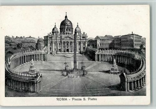 Roma - Piazza S. Pietro ca 1920 AK