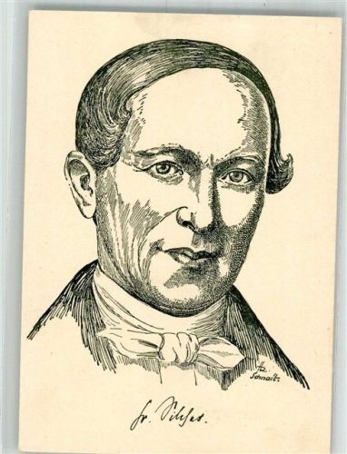 sign. Schnait Portrait von Friedrich Silcher