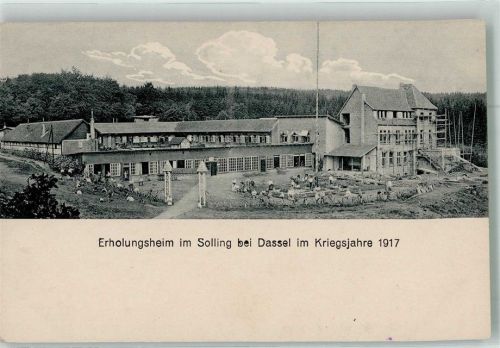 Dassel 1917 Sanatorium Erholungsheim im Solling