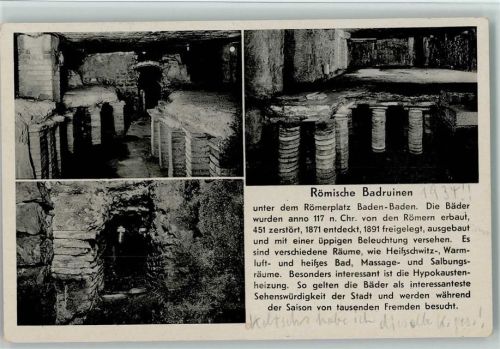 Baden-Baden Römische Badruinen 3-Bildaufnahme