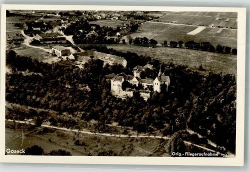 Goseck Fliegeraufnahme Goseck Schloss Goseck