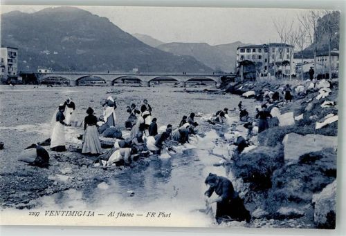 Rijeka Waschfrauen Ventimiglia