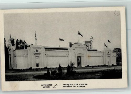 Pavillon du Canada 1930, offiz. AK