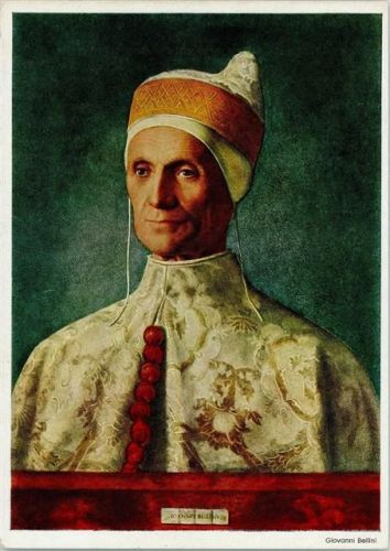Bildnis des Dogen Leonardo Loredano - Gemälde von Bellini