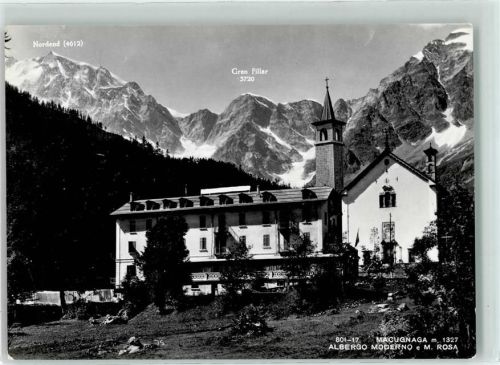 Macugnaga Albergo Moderno Nordend Gran Fillar