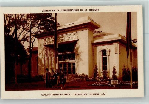Pavillon Scolaire 1930, offiz. AK