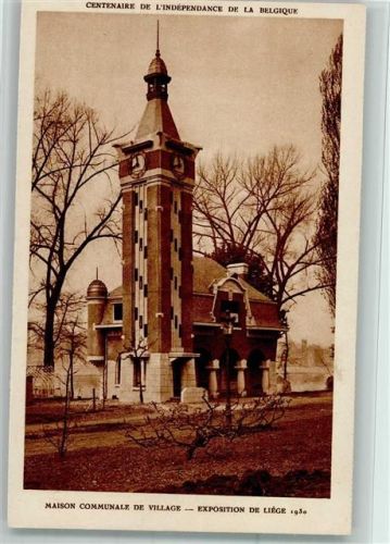 Exposition 1930 offiz. AK -Maison Communale de Village
