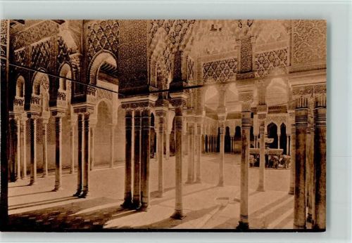 Granada Alhambra Hof der Löwen vom Tempel de Poniente gesehen Patio de los Leones desde el Templete de Poniente