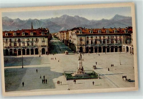 Cuneo Piazza Vittorio Emanuele II. Straßenbahn
