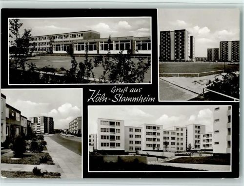Köln Stammheim 908 Schule Hochhäuser