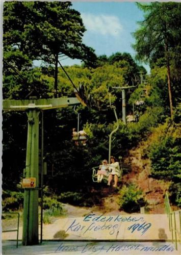 Edenkoben 1. Pfälzische Sesselbahn Blick zur Talstation