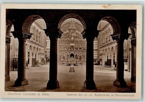 Hermannstadt Inneres des gr.-or. Kathedrale Interioral catedralei