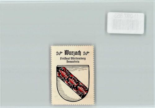 88410 W7954 Bad Wurzach - Vignette Wappen Kaffee Hag ca 1920-1940