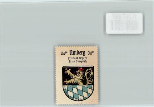 Amberg Vignette Wappen Kaffee Hag ca 1920-1940