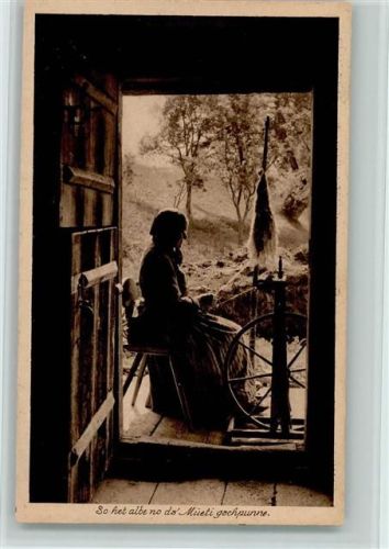 1924 Franco-Suisse Nr. 9015 Bund Junger Stauffacherinnen - Frau am Spinnrad