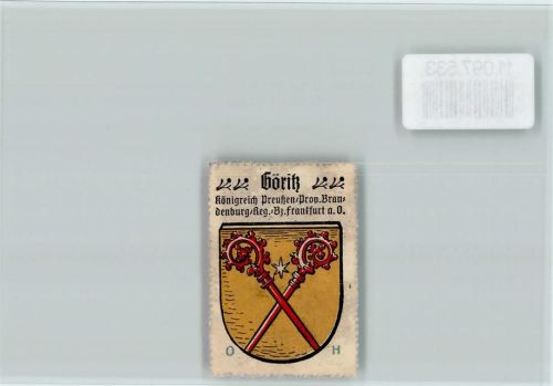 Göritz Vignette Wappen Kaffee Hag ca 1920-1940