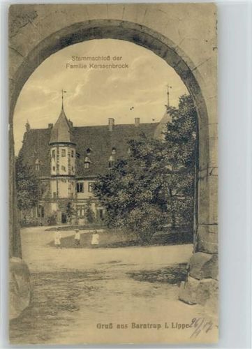 Barntrup Stammschloß der Familie Kerssenbrock 1917 AK