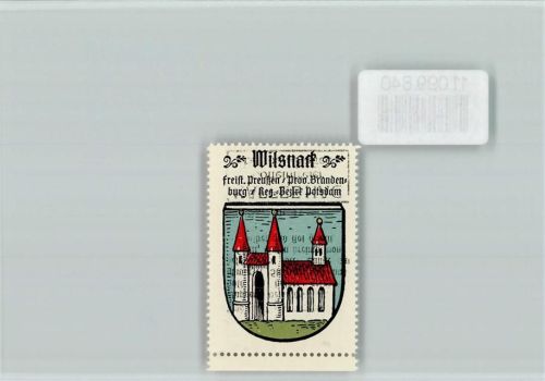 Bad Wilsnack Vignette Wappen Kaffee Hag ca 1920-1940