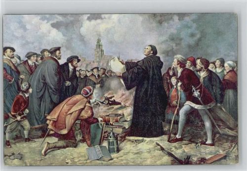 Verlag Stengel Nr 29440 - Luther verbrennt die Bannbulle -
