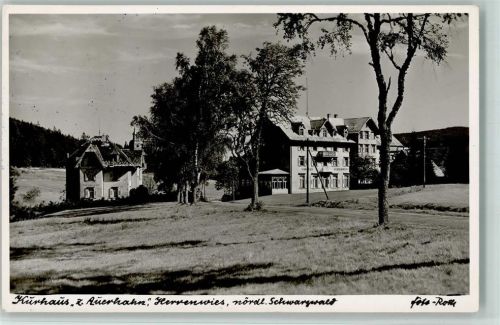 W7564 Herrenwies , Baden Kurhaus zum Auerhahn Foto Roth Sanatorium