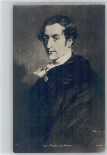 Karl Maria von Weber Verlag GGCo Nr. 1985 Foto AK