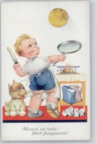 Kinder kochen , backen Pfannkuchen