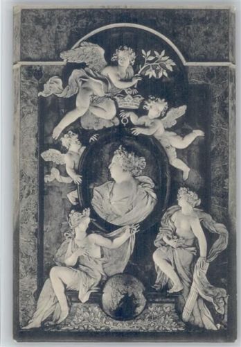 Kassel Marmorbad "Kaminstück" Der Gemahlin des Erbauers Gräfin Marie Amelia von Kurland gewidmet - Engel