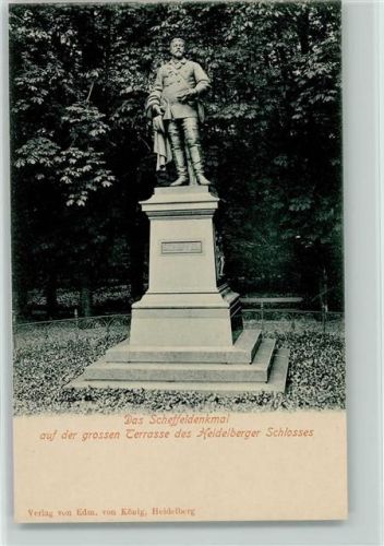 1900 Schefferdenkmal in Heidelberg