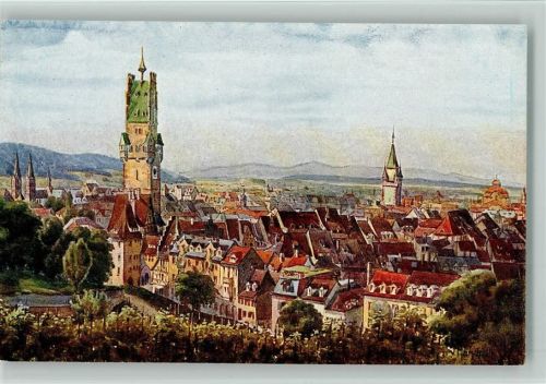 Freiburg Nr. 708 Gemälde von Marschall - Schwarzwald