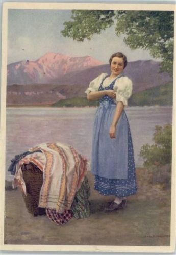Werbung - Mode - Dirndl - ca 1935 AK