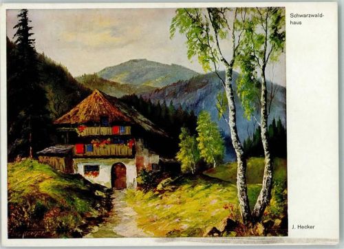 Lengauer Nr. 3304 - Schwarzwaldhaus sign Hecker