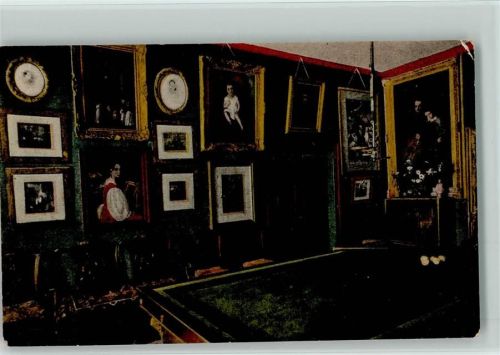Victor Hugos Residence - Billiard Room ca 1918 AK