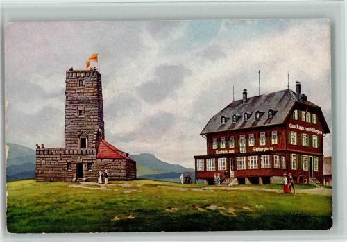 Gasthaus am Feldbergturm , schwarzwald Moralt, W. Künstlerkarte