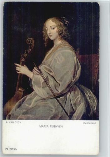 Gemälde von van Dyck - Cello spielen - Maria Ruthven