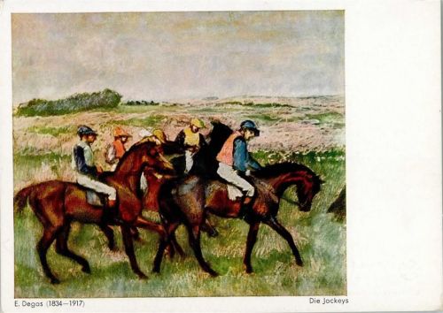 Gemälde von Degas - Die Jockeys