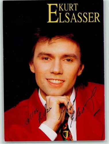 Kurt Elsasser Original Autogramm