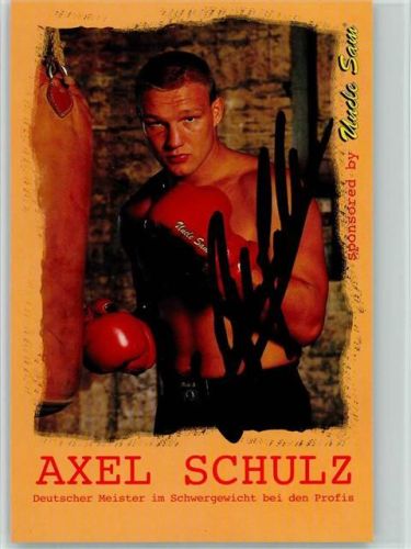 Axel Schulz Original Autogramm
