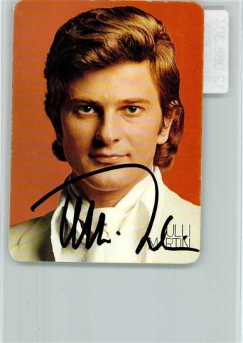 Ulli Martin Original Autogramm Schlagersänger