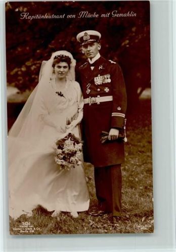 Kapitänleutnant von Mücke Hochzeit - Liersch 7434 AK