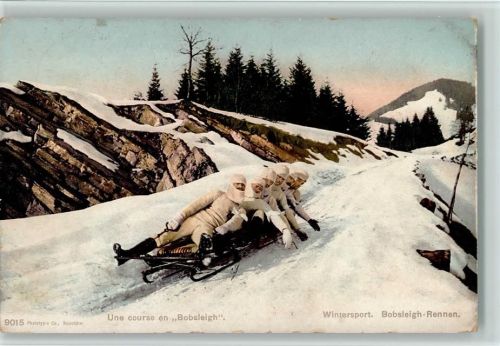 1926 Une course en Bobsleigh - Bob-Rennen