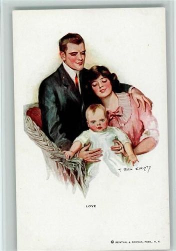 Nr. 281 sign Earl Christy - Familie mit Baby